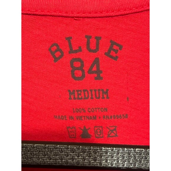 Blue 84 University Of Nebraska Huskers Red T-Shirt Size M - Picture 8 of 8